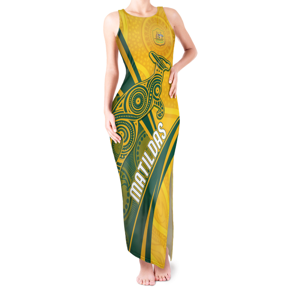 personalised-australia-soccer-matildas-indigenous-tank-maxi-dress-world-cup-2023