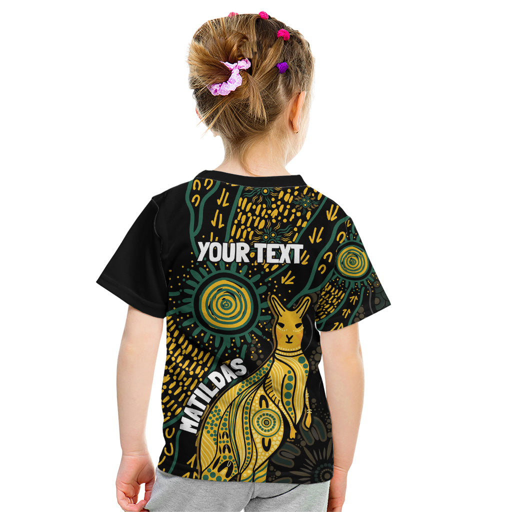 Australia Matildas Indigenous Kid T Shirt NAIDOC 2024 Keep The Fire Burning