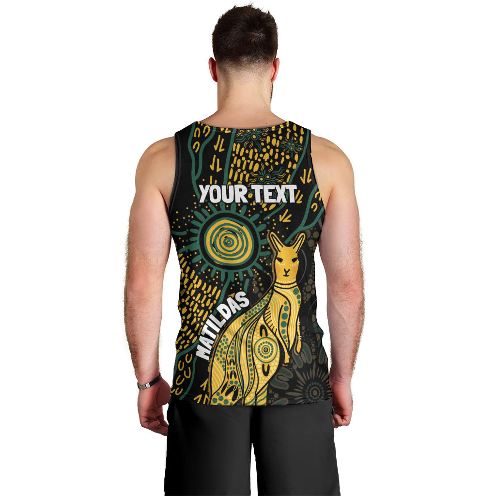 Australia Matildas Indigenous Men Tank Top NAIDOC 2024 Keep The Fire Burning