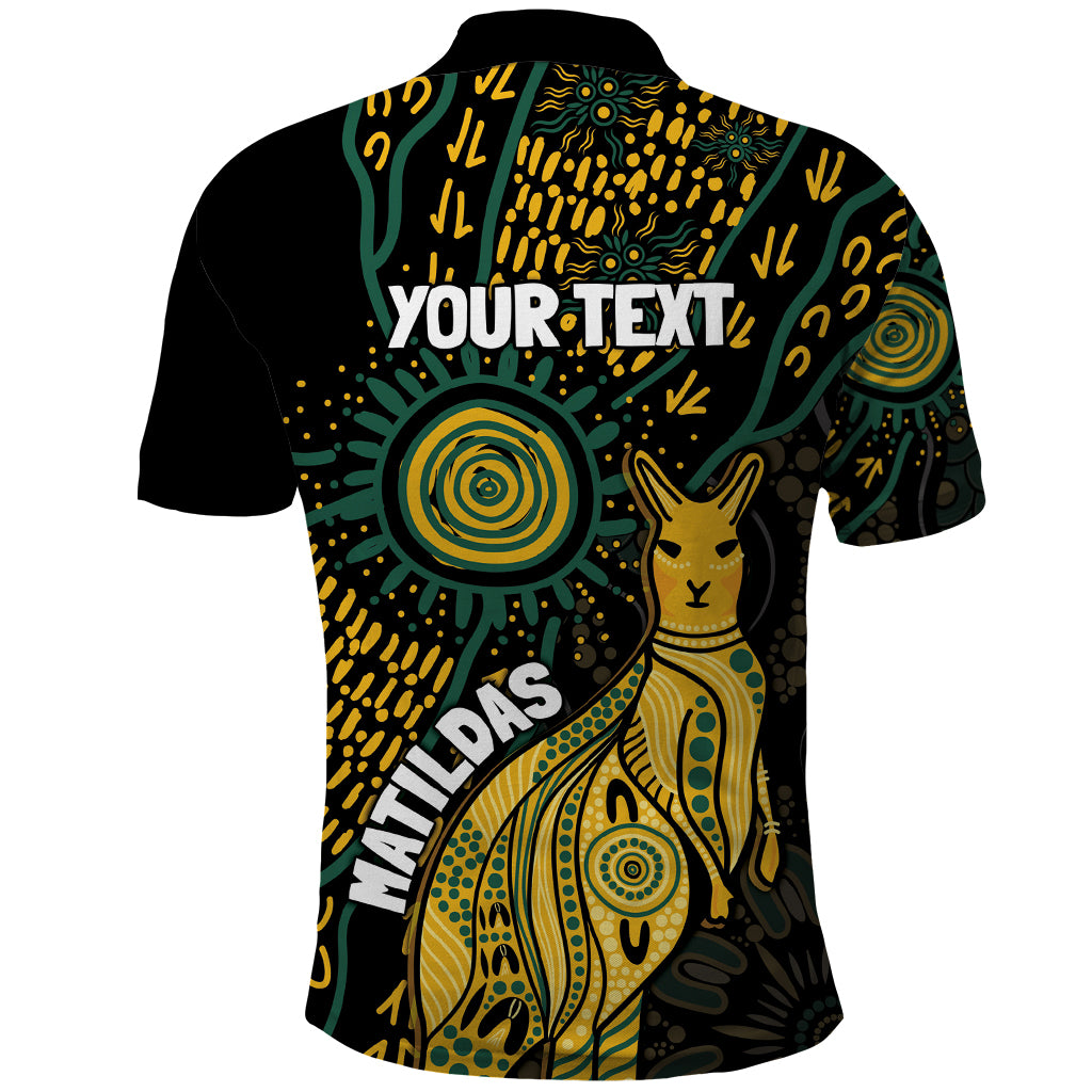 Australia Matildas Indigenous Polo Shirt NAIDOC 2024 Keep The Fire Burning