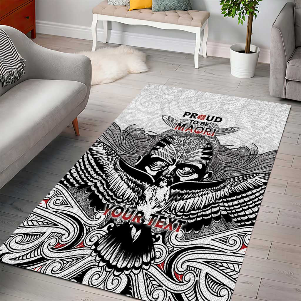 Aotearoa Personalized Area Rug Proud To Be Maori