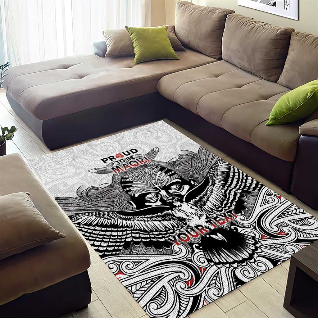 Aotearoa Personalized Area Rug Proud To Be Maori