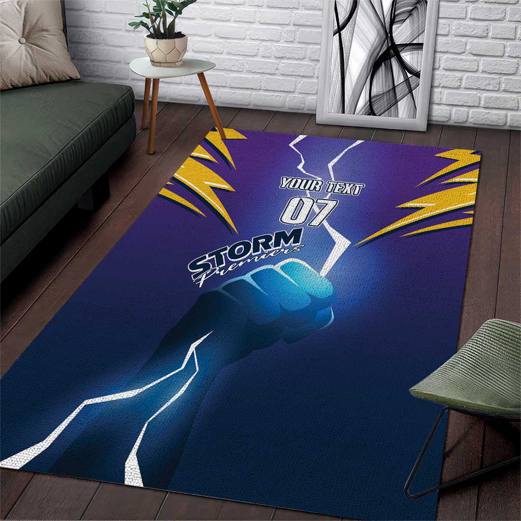 Storm Premiers Custom Area Rug Thunder Catcher