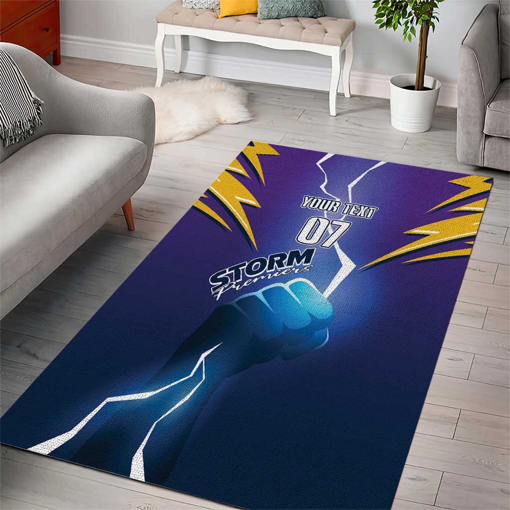 Storm Premiers Custom Area Rug Thunder Catcher