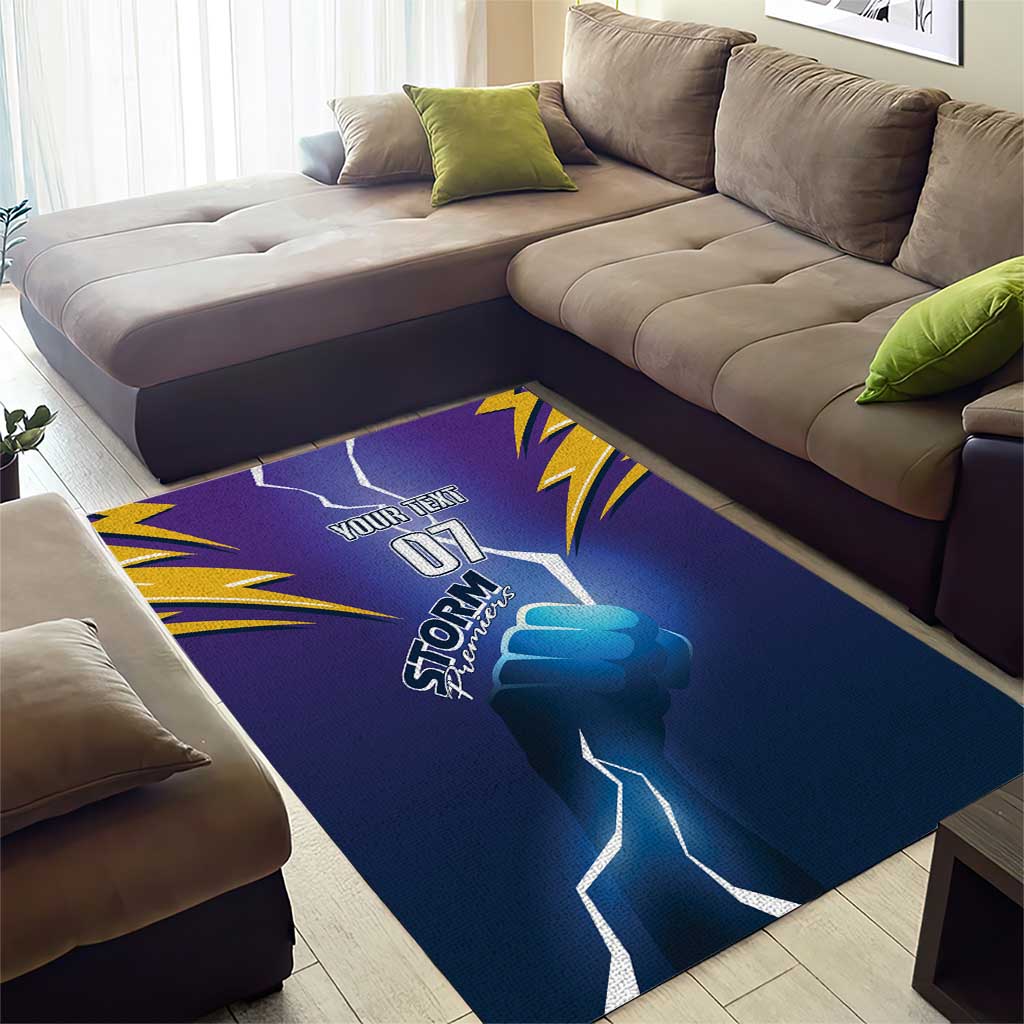 Storm Premiers Custom Area Rug Thunder Catcher