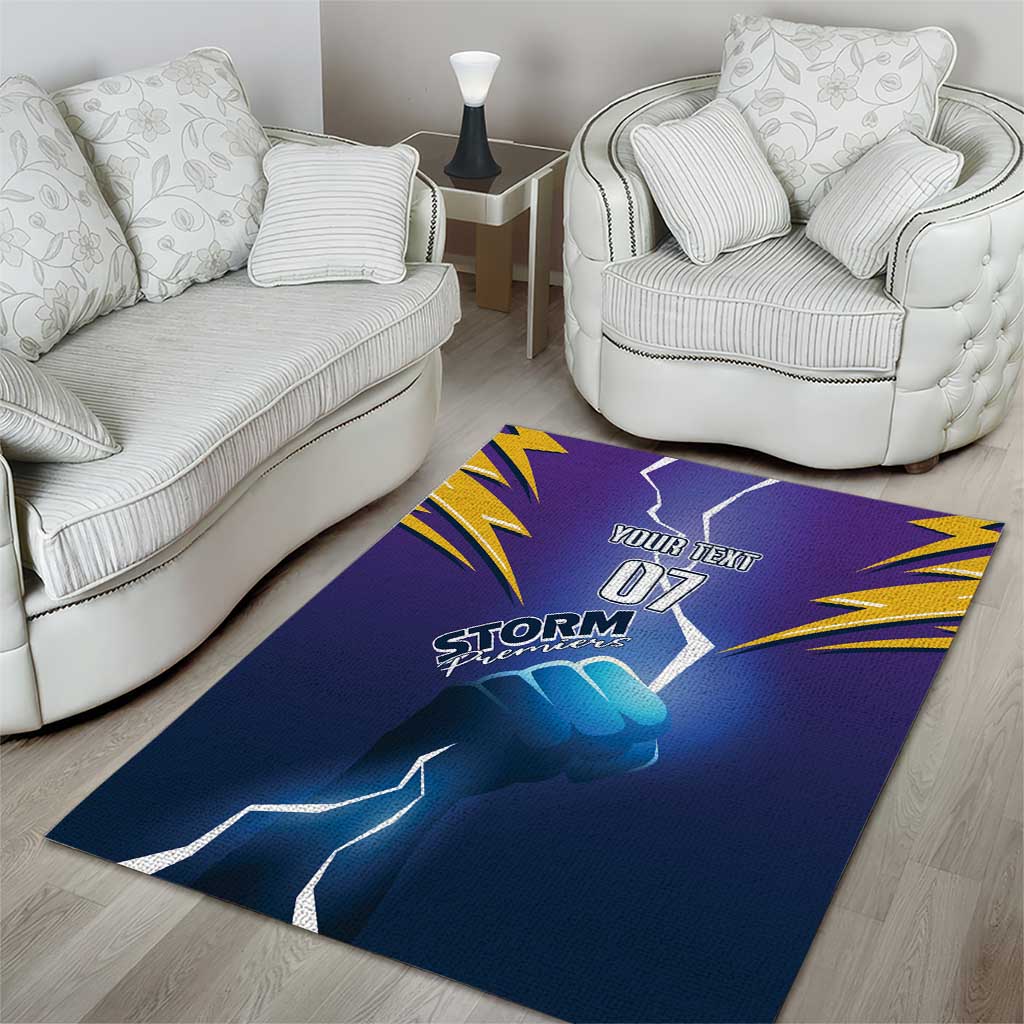 Storm Premiers Custom Area Rug Thunder Catcher