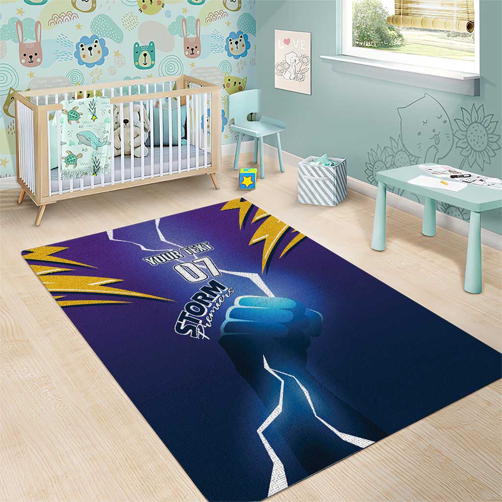 Storm Premiers Custom Area Rug Thunder Catcher