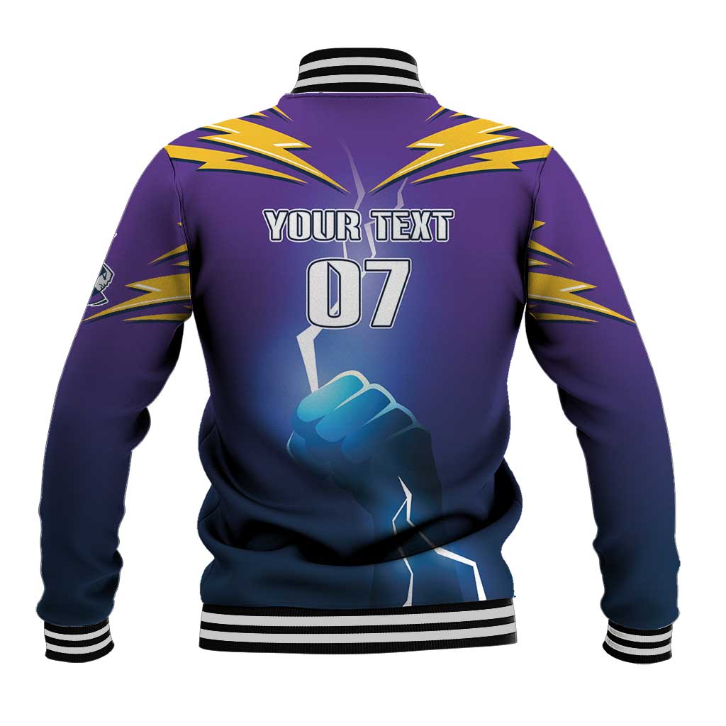 Storm Premiers Custom Baseball Jacket Thunder Catcher