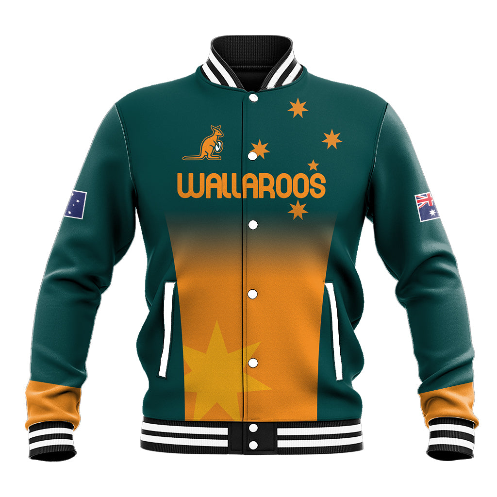 Custom Wallaroos Womens Rugby Baseball Jacket Sporty Style