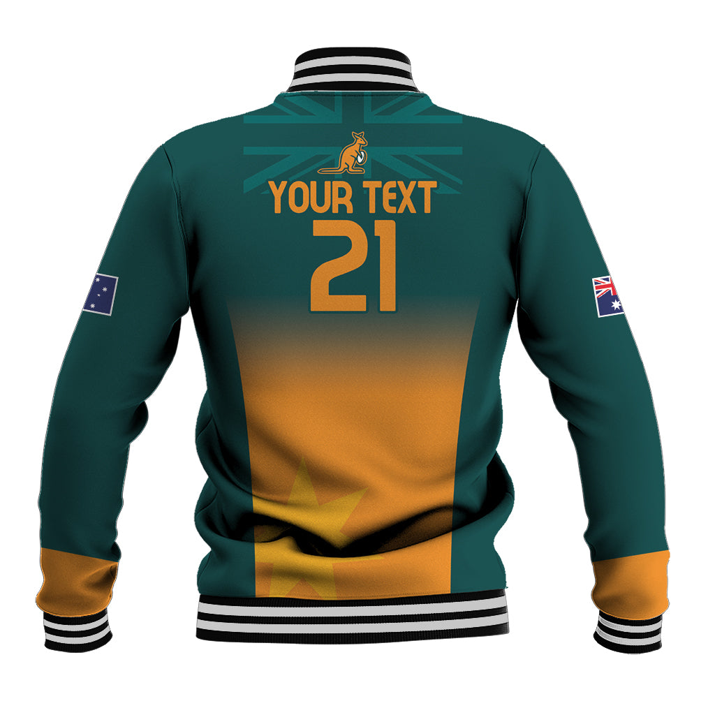 Custom Wallaroos Womens Rugby Baseball Jacket Sporty Style