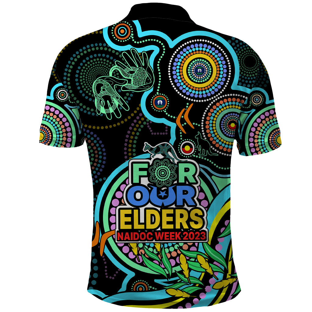 naidoc-week-2023-polo-shirt-indigenous-tribal-ver02-aqua