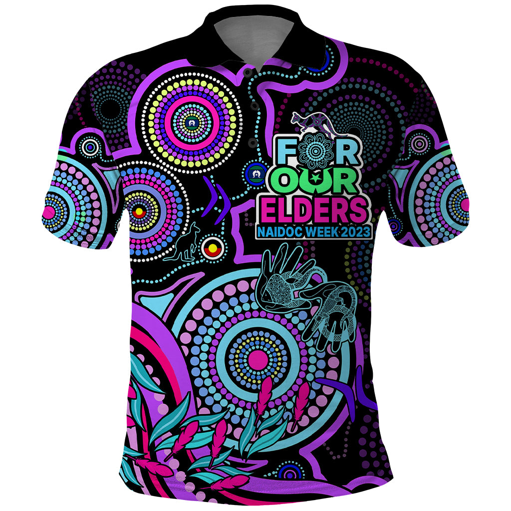 naidoc-week-2023-polo-shirt-indigenous-tribal-ver02-purple