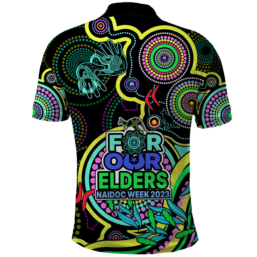 naidoc-week-2023-polo-shirt-indigenous-tribal-ver02-yellow