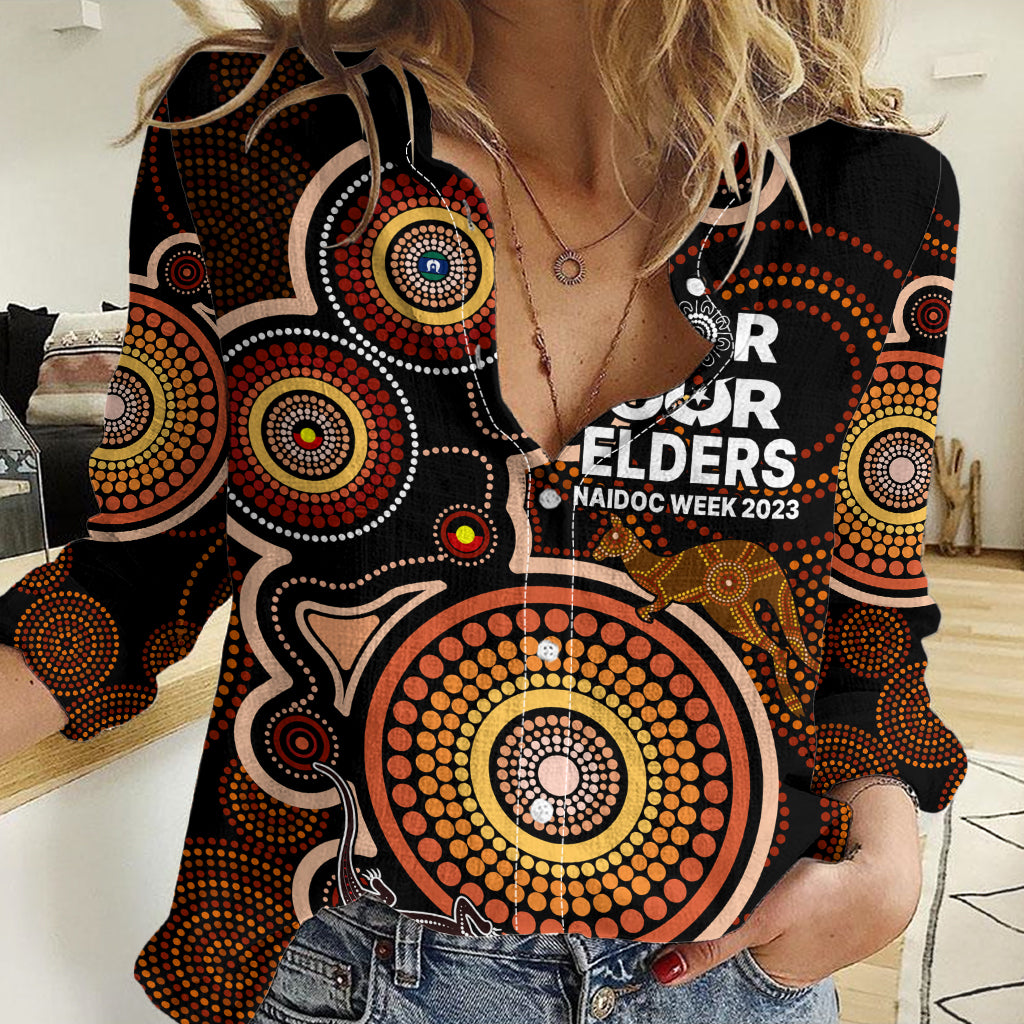 NAIDOC Week 2023 Women Casual Shirt Indigenous Tribal Ver.01 LT9