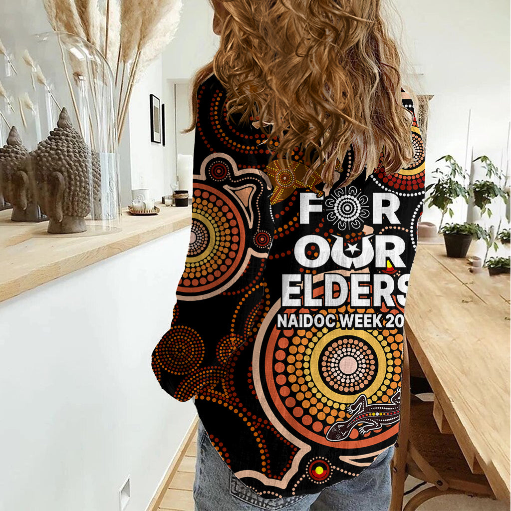 NAIDOC Week 2023 Women Casual Shirt Indigenous Tribal Ver.01 LT9