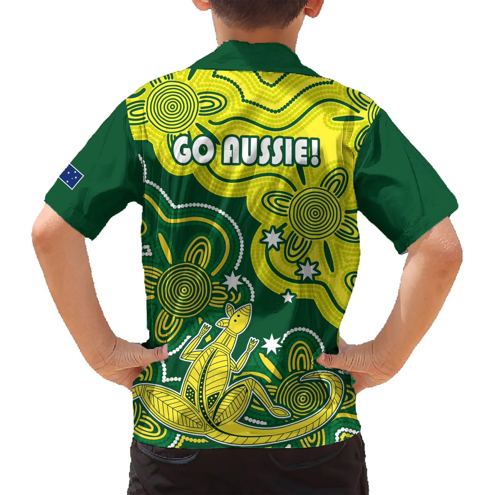 australia-cricket-kid-hawaiian-shirt-go-aussie-world-cup-2023-aboriginal-style-unique