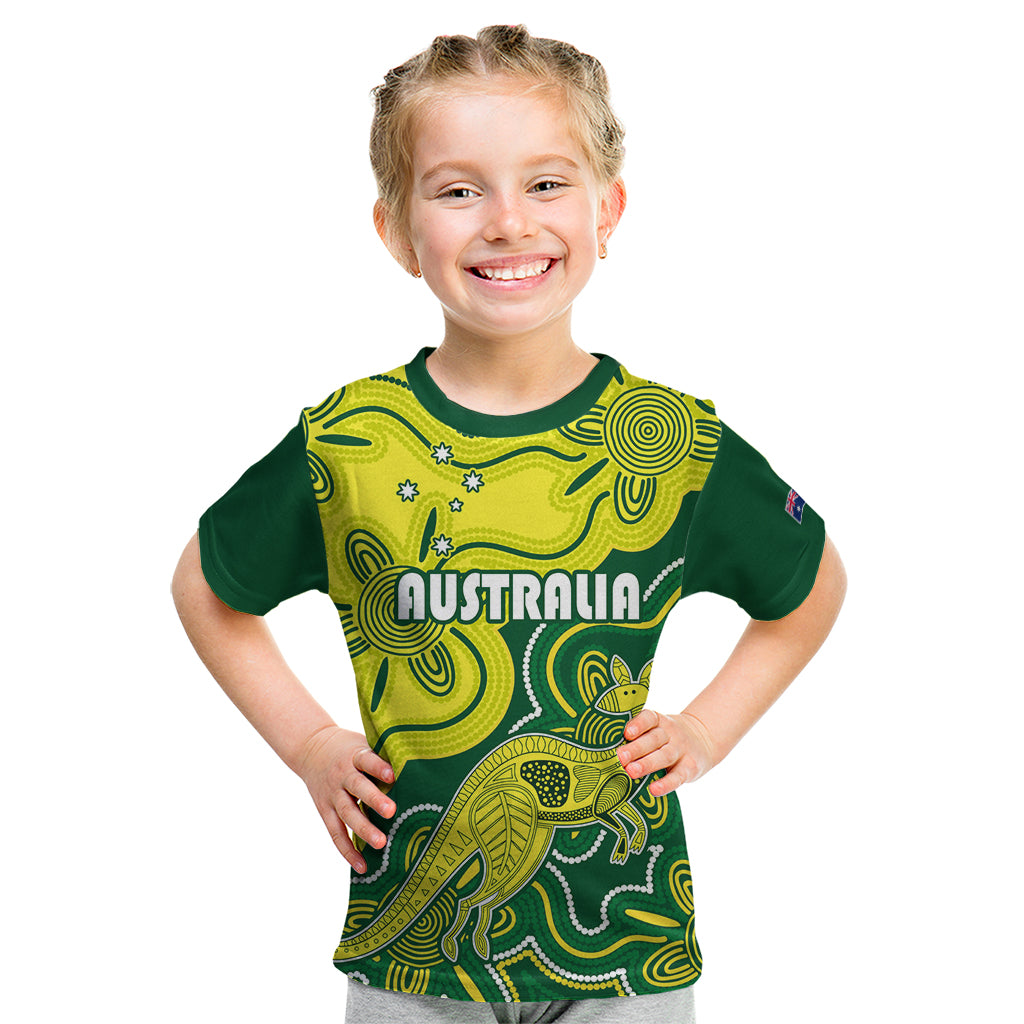 australia-cricket-kid-t-shirt-go-aussie-world-cup-2023-aboriginal-style-unique