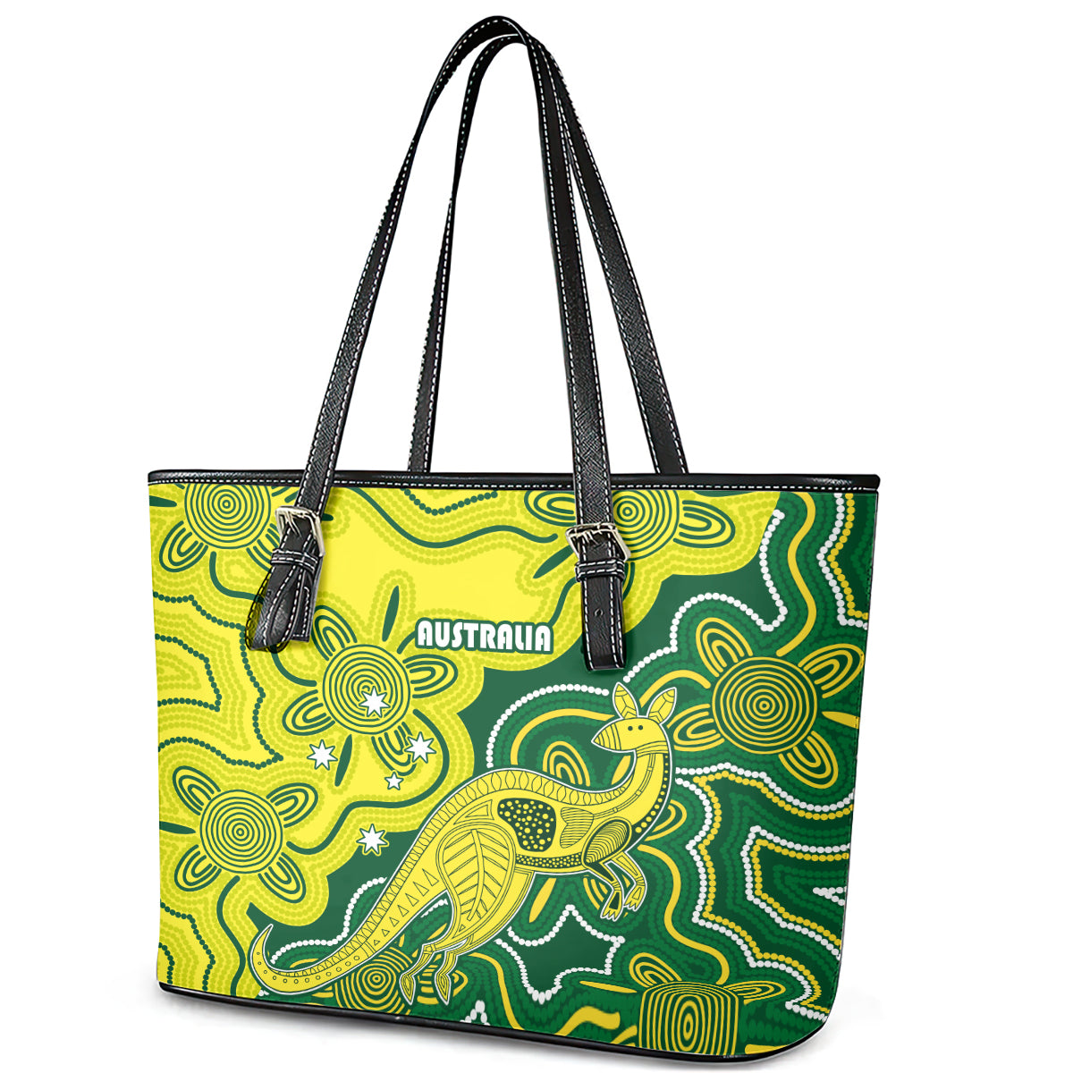 australia-cricket-leather-tote-bag-go-aussie-world-cup-2023-aboriginal-style-unique