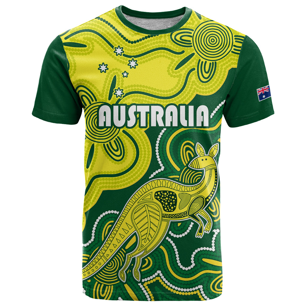 australia-cricket-t-shirt-go-aussie-world-cup-2023-aboriginal-style-unique