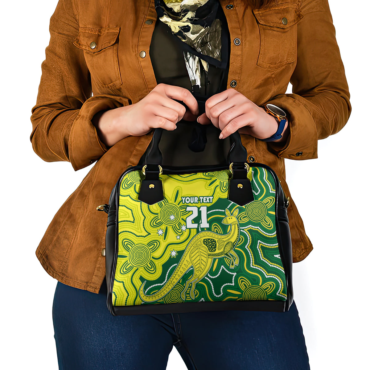 custom-australia-cricket-shoulder-handbag-go-aussie-world-cup-2023-aboriginal-style-unique