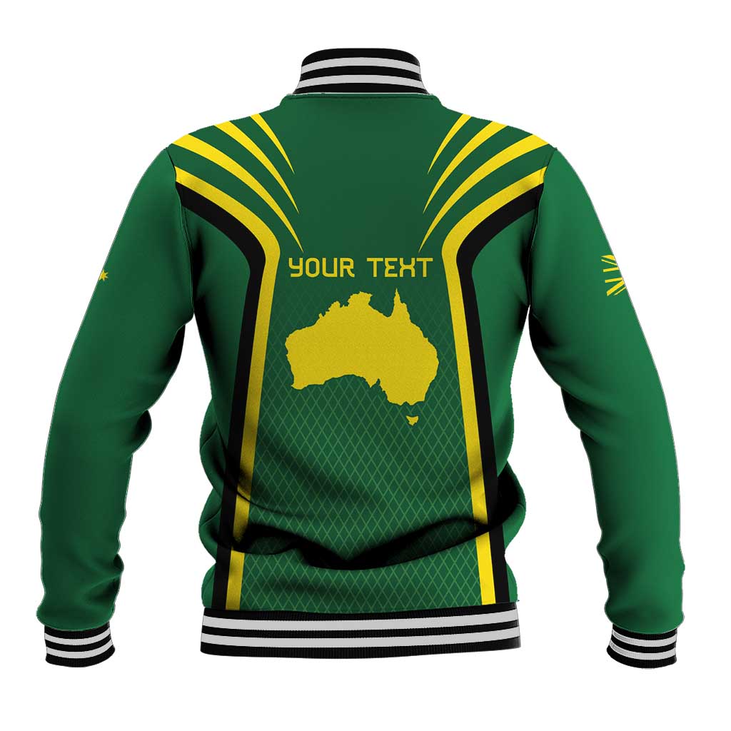 Australia Day 26 January Personalised Baseball Jacket With National Color