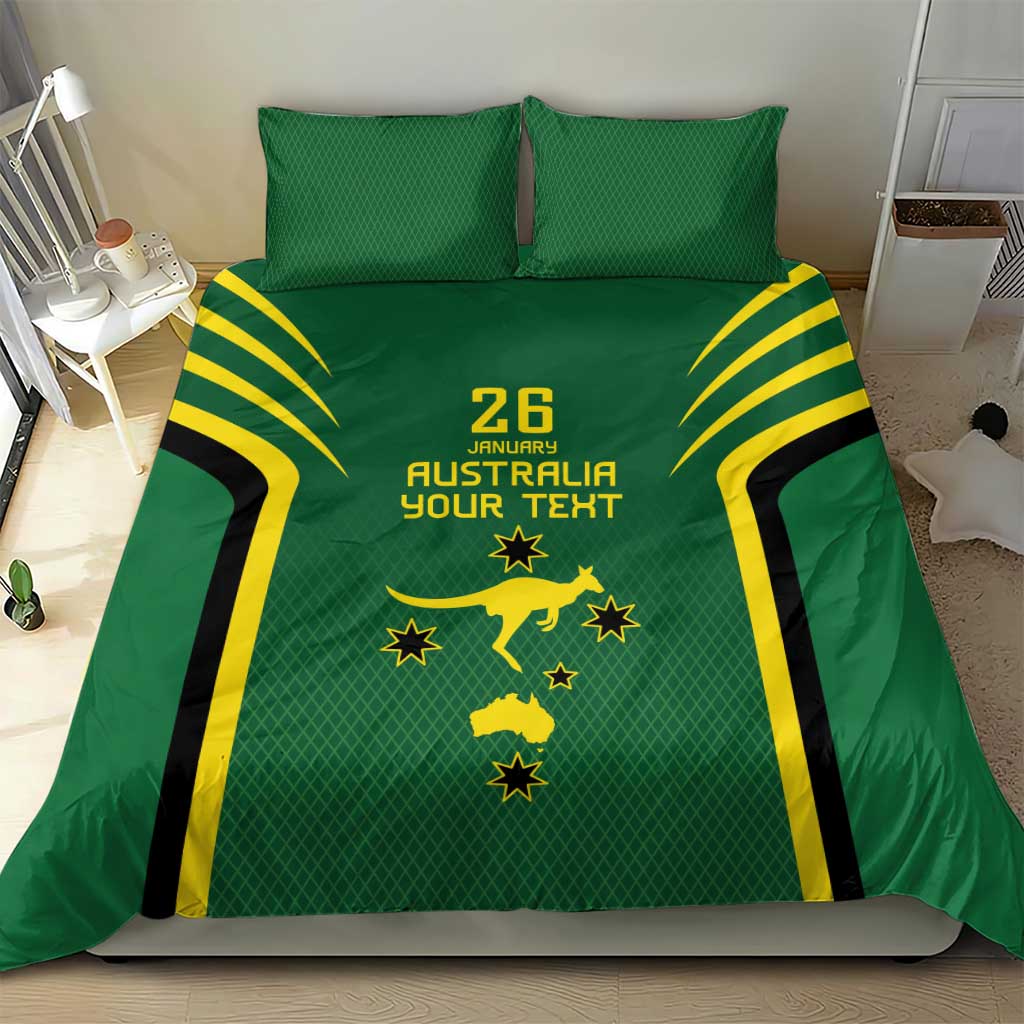 Australia Day 26 January Personalised Bedding Set With National Color