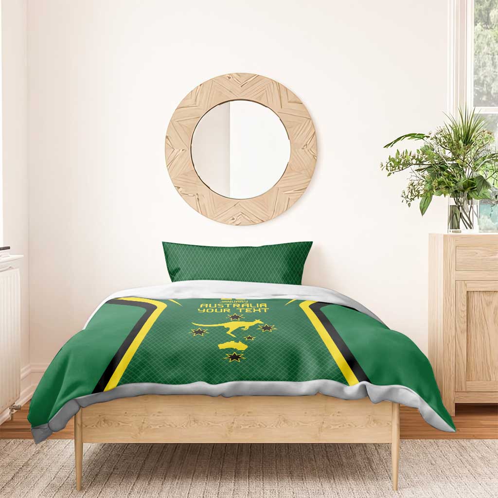 Australia Day 26 January Personalised Bedding Set With National Color