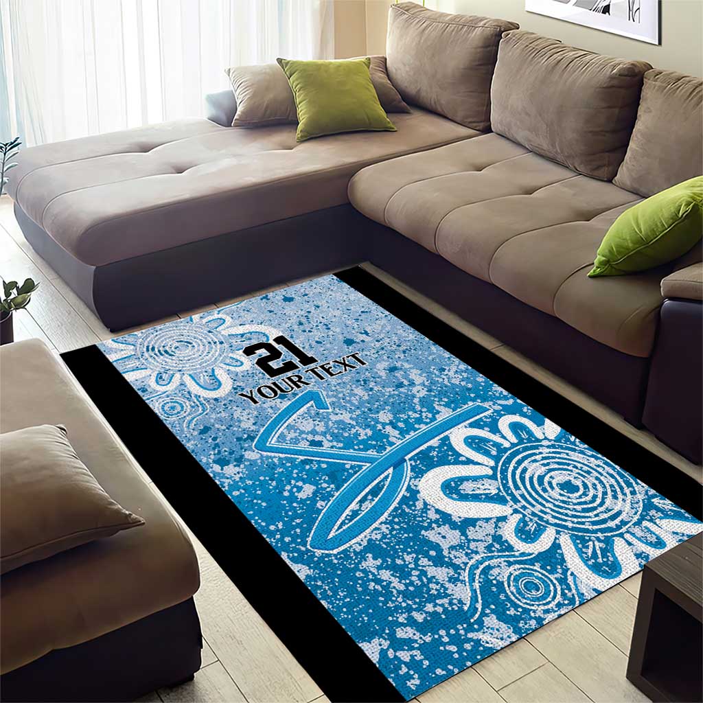 Adelaide Strikers Custom Area Rug Minimalism Aboriginal