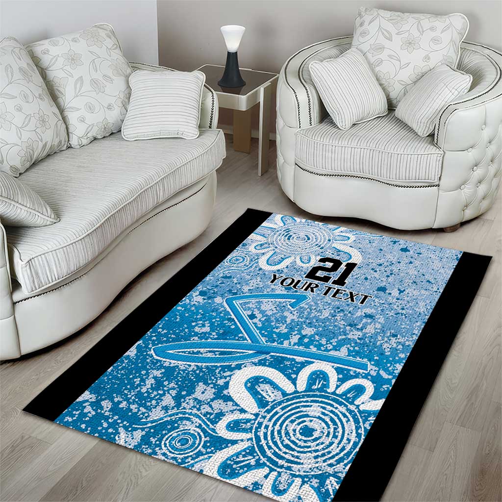 Adelaide Strikers Custom Area Rug Minimalism Aboriginal