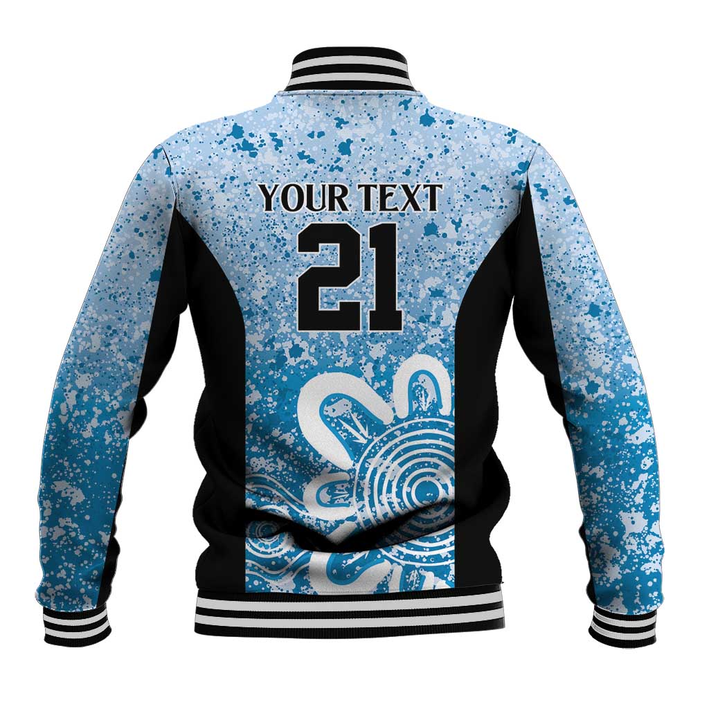 Adelaide Strikers Custom Baseball Jacket Minimalism Aboriginal