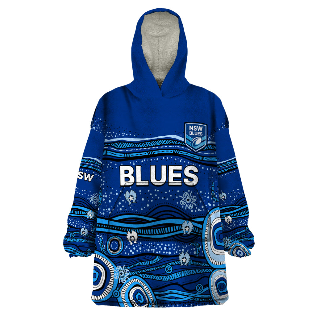 custom-text-and-number-nsw-blues-rugby-wearable-blanket-hoodie-aboriginal-indigenous