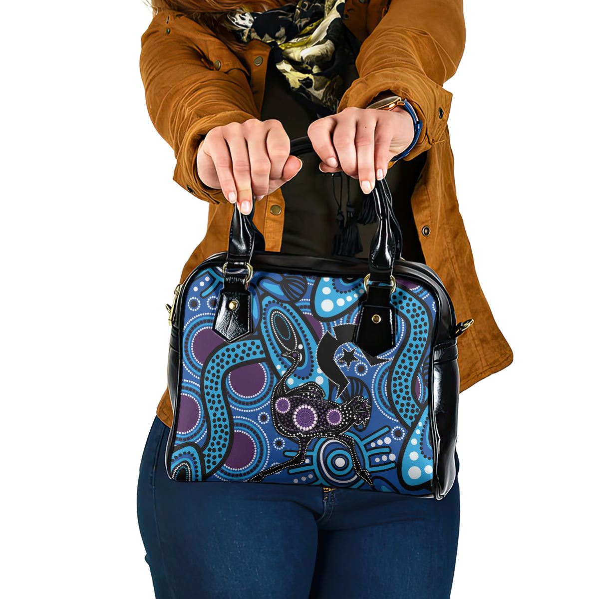 Emu NAIDOC 2024 Shoulder Handbag Aboriginal Art Style