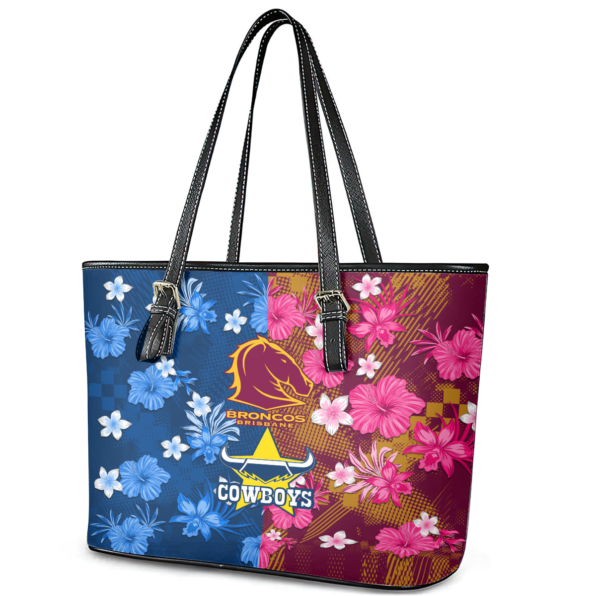 nrl-cowboys-and-broncos-leather-tote-bag-sporty-style