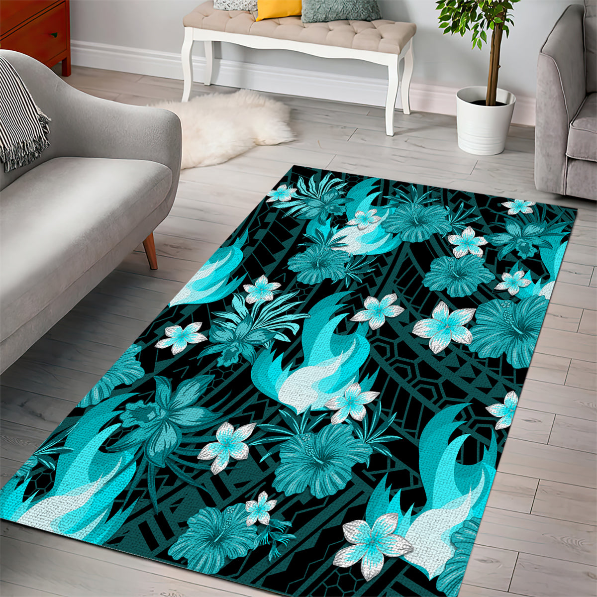 australian-heat-cricket-area-rug-baeuty-pacific-hibiscus-and-polynesian-pattern