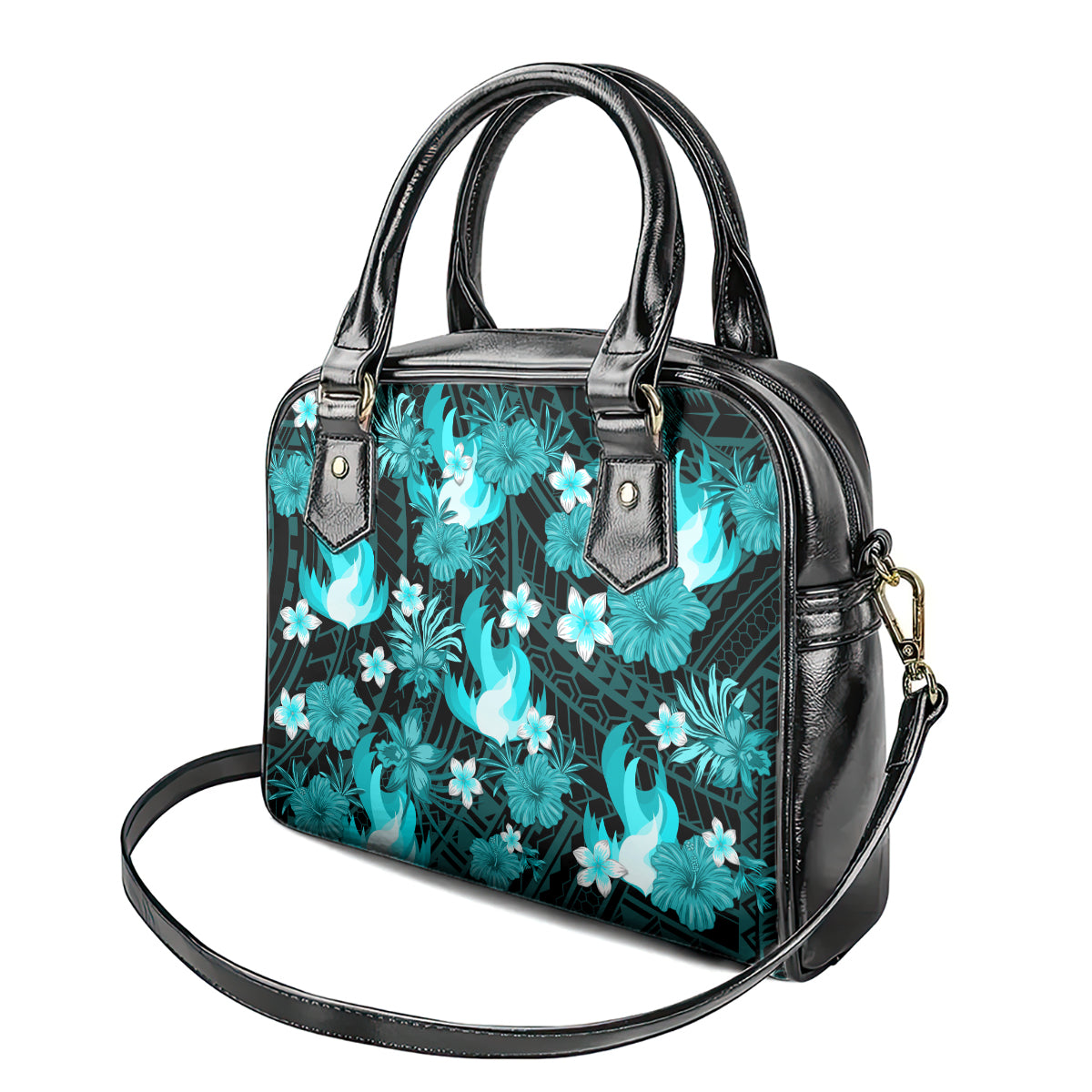 australian-heat-cricket-shoulder-handbag-baeuty-pacific-hibiscus-and-polynesian-pattern