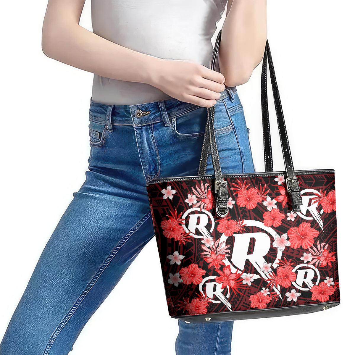 australian-renegades-cricket-leather-tote-bag-baeuty-pacific-hibiscus-and-polynesian-pattern