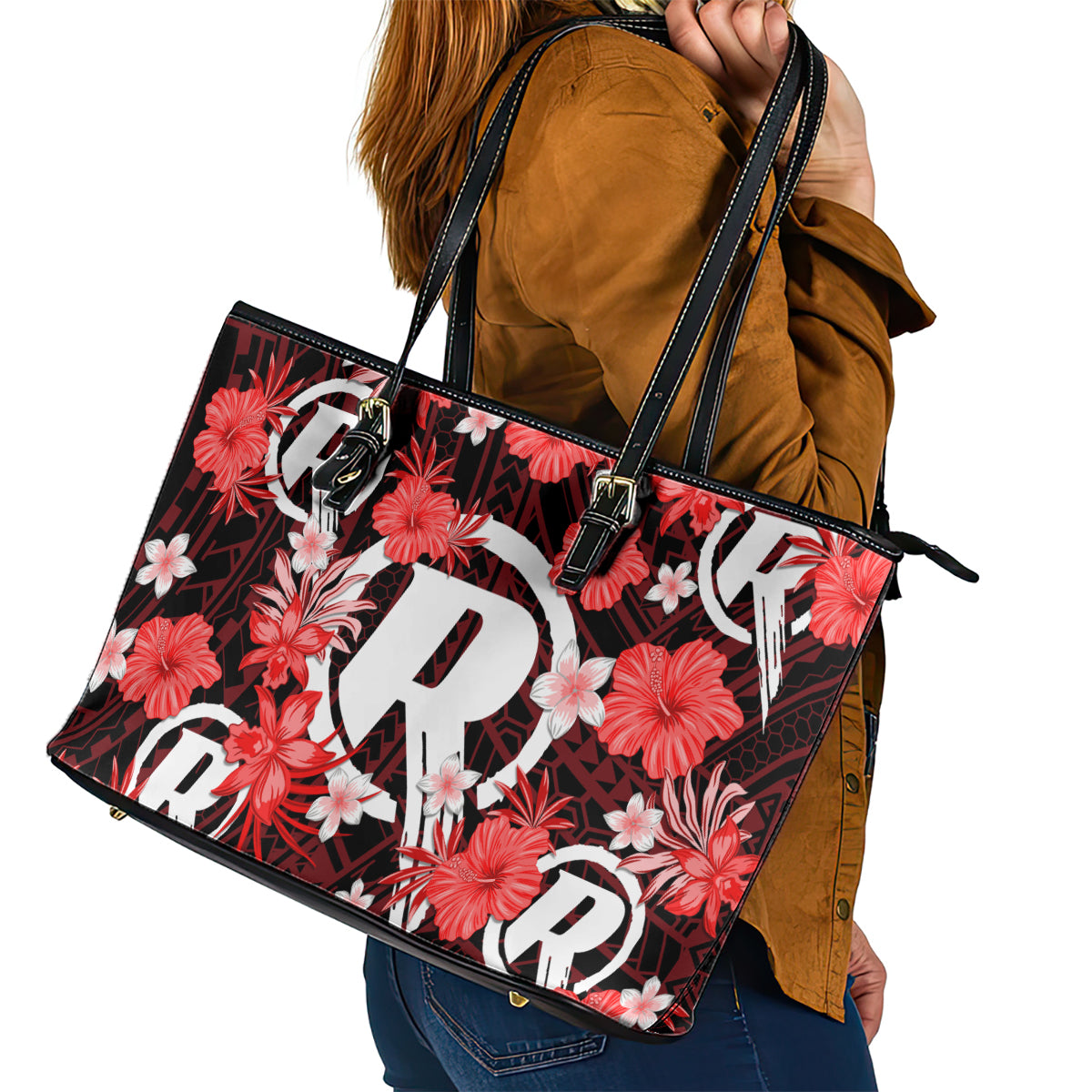 australian-renegades-cricket-leather-tote-bag-baeuty-pacific-hibiscus-and-polynesian-pattern