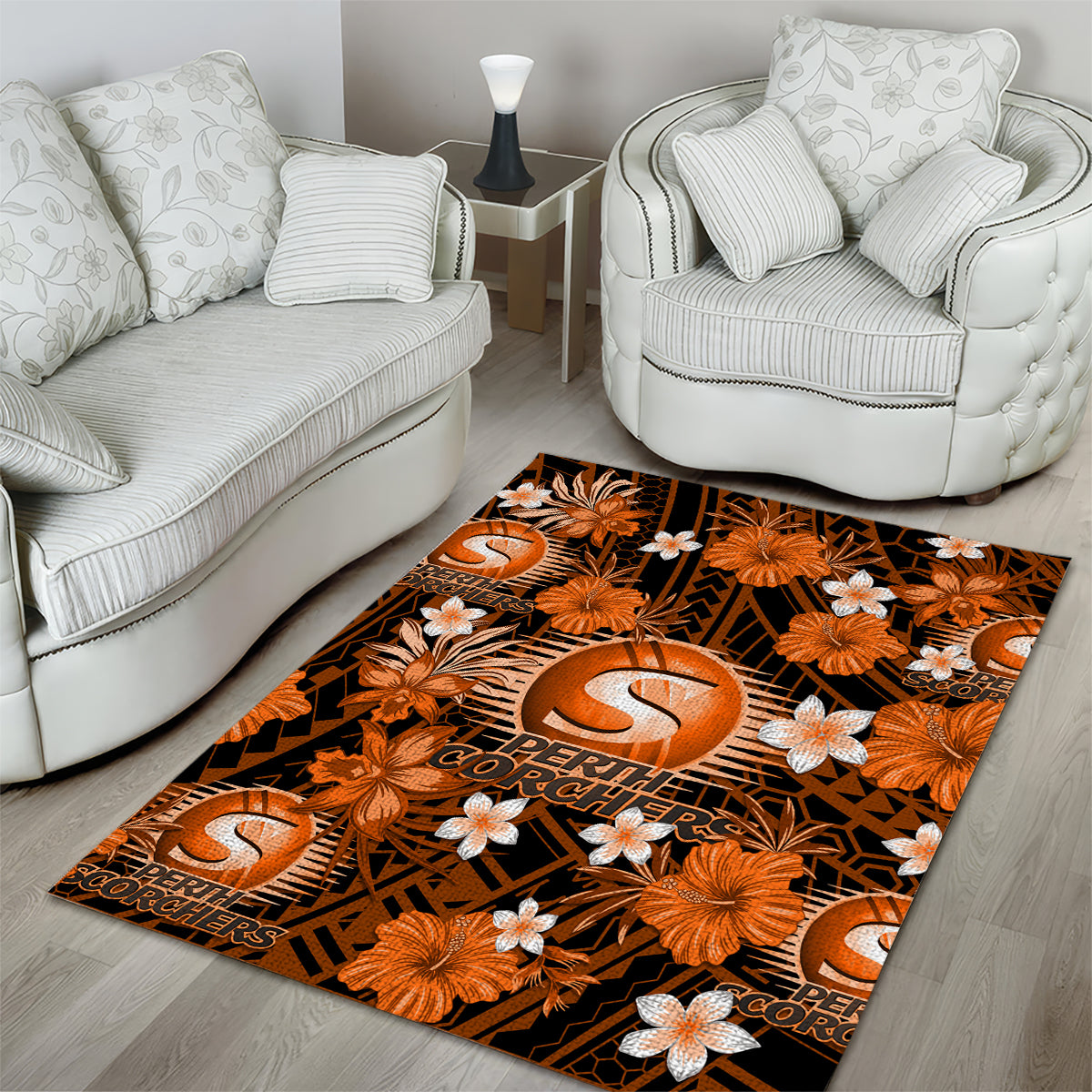 australian-scorchers-cricket-area-rug-baeuty-pacific-hibiscus-and-polynesian-pattern