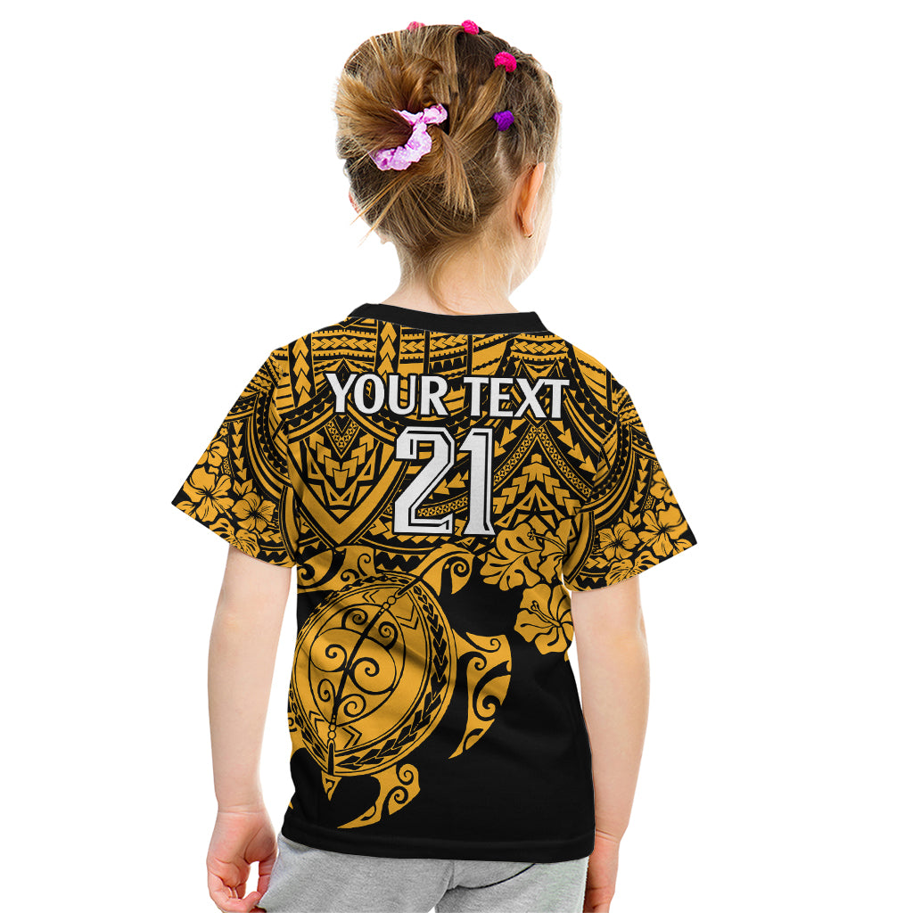 custom-australia-matildas-kid-t-shirt-hibiscus-and-turtle-with-polynesian-pattern