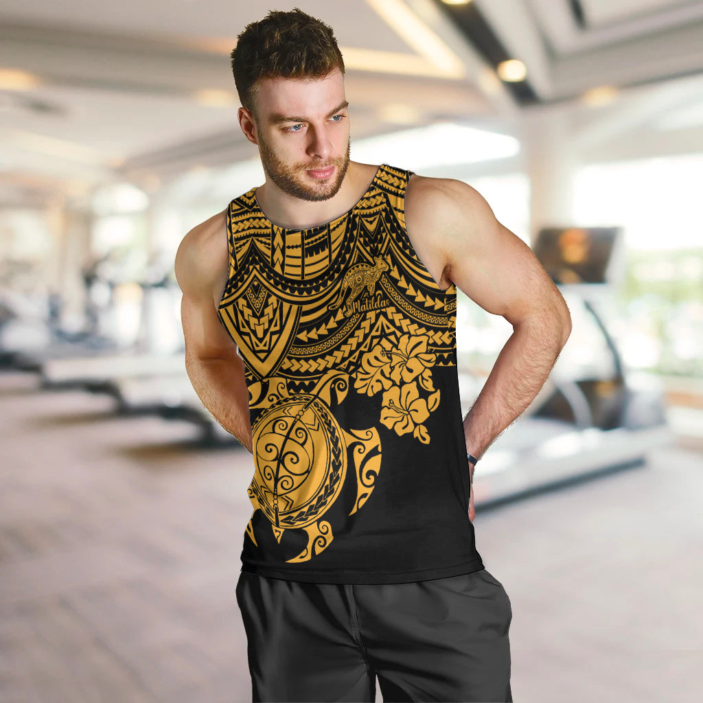 custom-australia-matildas-men-tank-top-hibiscus-and-turtle-with-polynesian-pattern