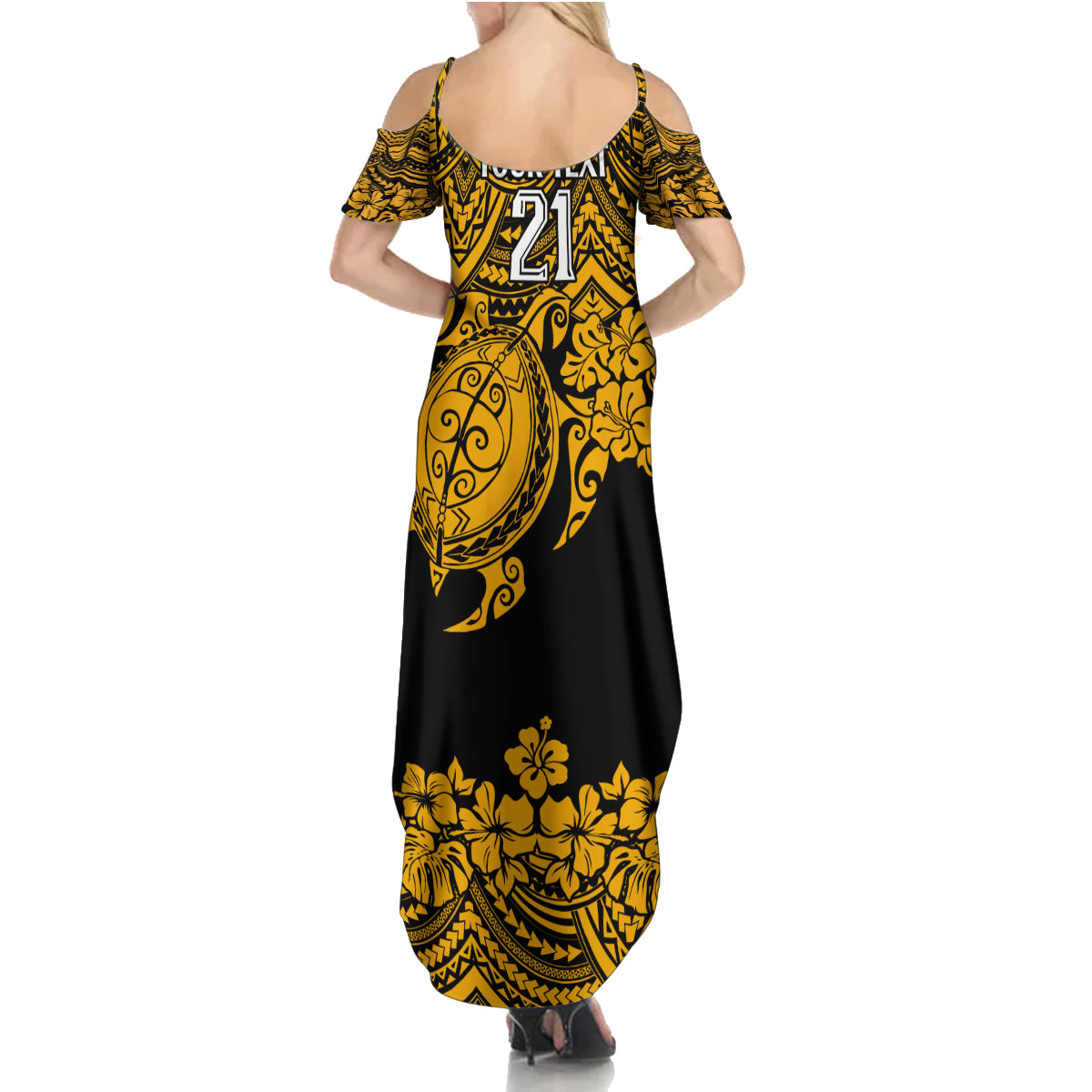 custom-australia-matildas-summer-maxi-dress-hibiscus-and-turtle-with-polynesian-pattern