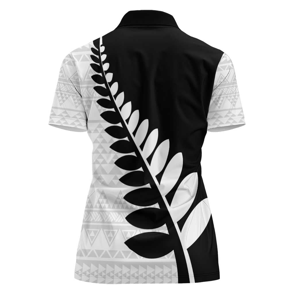 New Zealand Silver Fern Niho Taniwha Women Polo Shirt