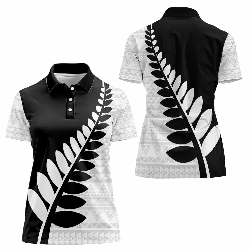 New Zealand Silver Fern Niho Taniwha Women Polo Shirt