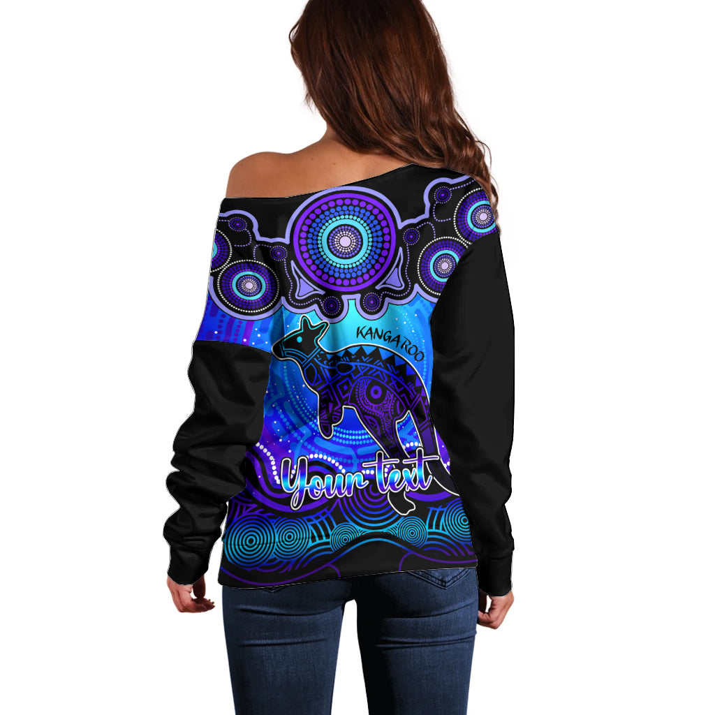 personalised-australia-aries-kangaroo-zodiac-off-shoulder-sweater-auz-astrology-aboriginal-blue