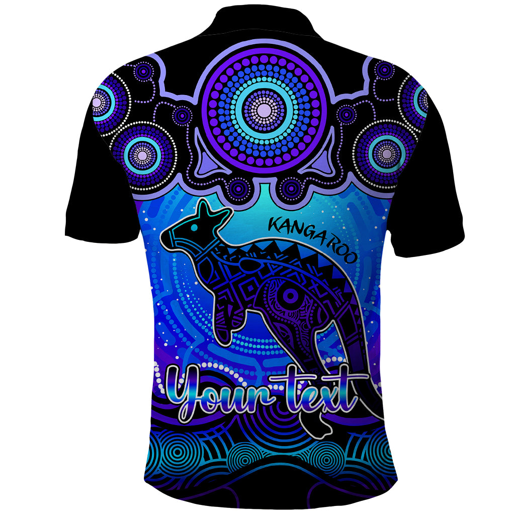 personalised-australia-aries-kangaroo-zodiac-polo-shirt-auz-astrology-aboriginal-blue