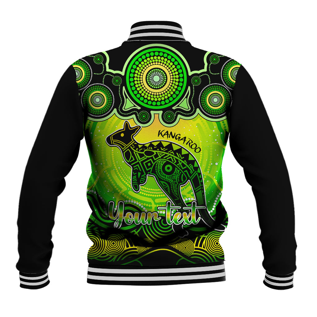 personalised-australia-aries-kangaroo-zodiac-baseball-jacket-auz-astrology-aboriginal-green