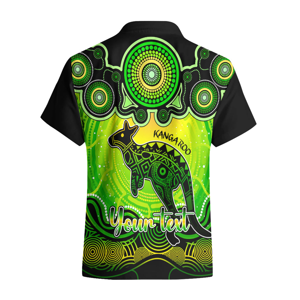 personalised-australia-aries-kangaroo-zodiac-hawaiian-shirt-auz-astrology-aboriginal-green