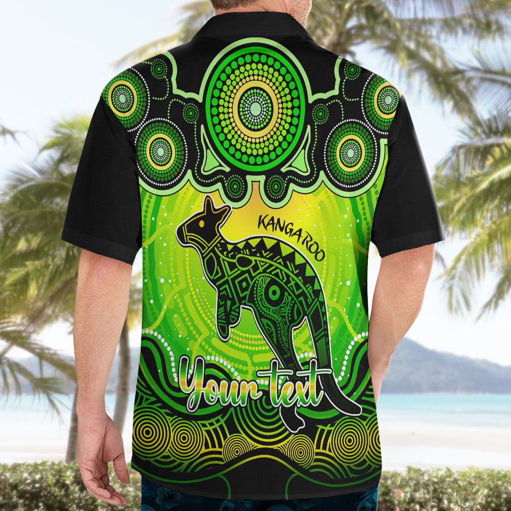 personalised-australia-aries-kangaroo-zodiac-hawaiian-shirt-auz-astrology-aboriginal-green