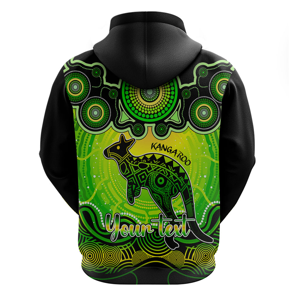 personalised-australia-aries-kangaroo-zodiac-hoodie-auz-astrology-aboriginal-green