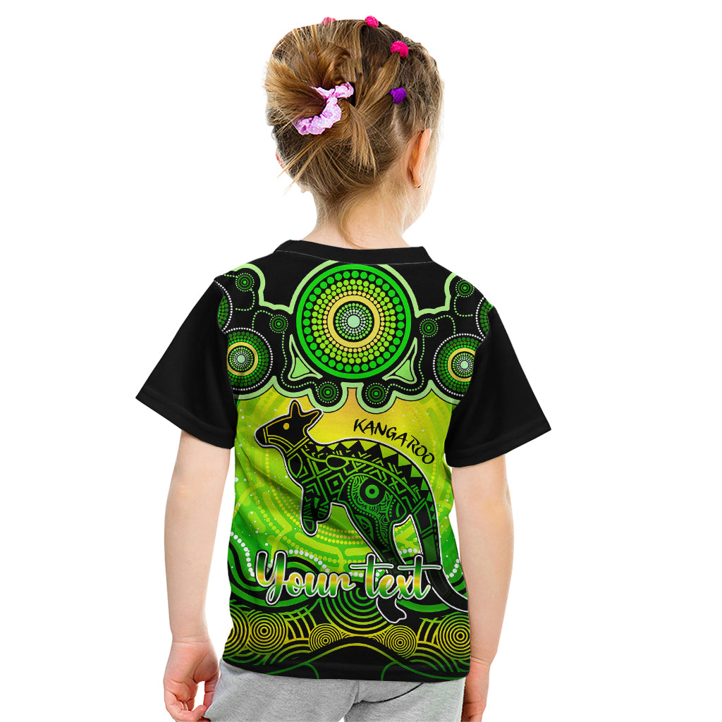 personalised-australia-aries-kangaroo-zodiac-kid-t-shirt-auz-astrology-aboriginal-green